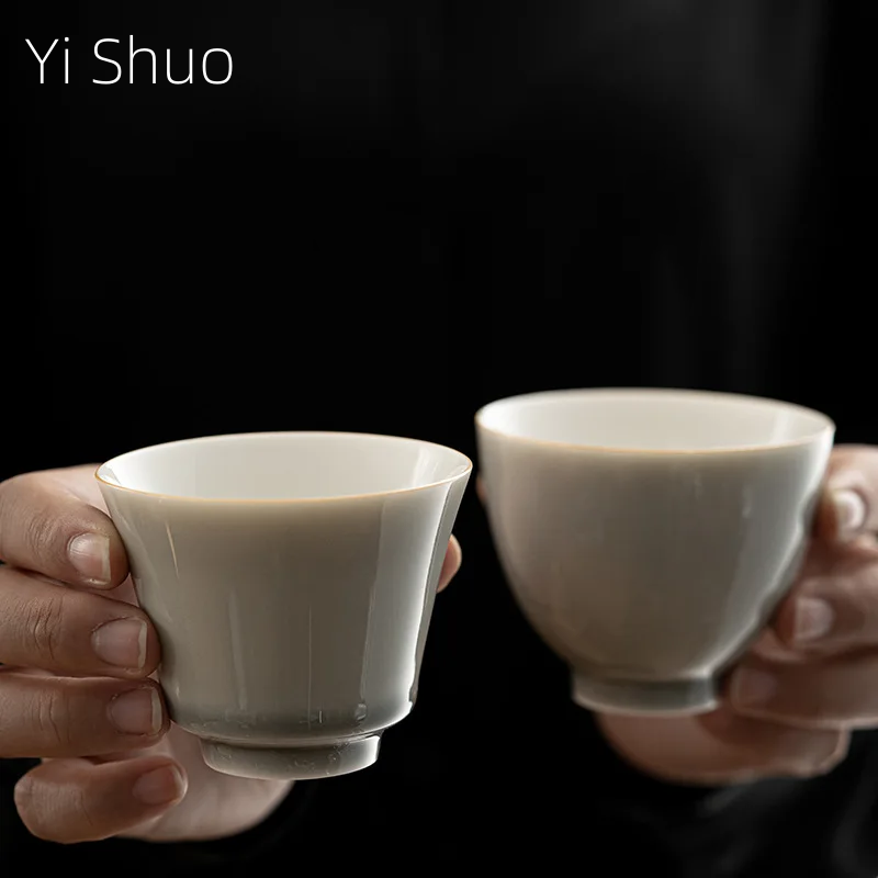 Japanese Pottery - Băng Men Xám Ly Nhật Bản