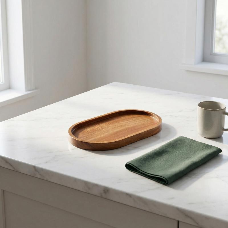 1pc Tableware Solid Wood Round - đánh giá và giá Japanese Snacks