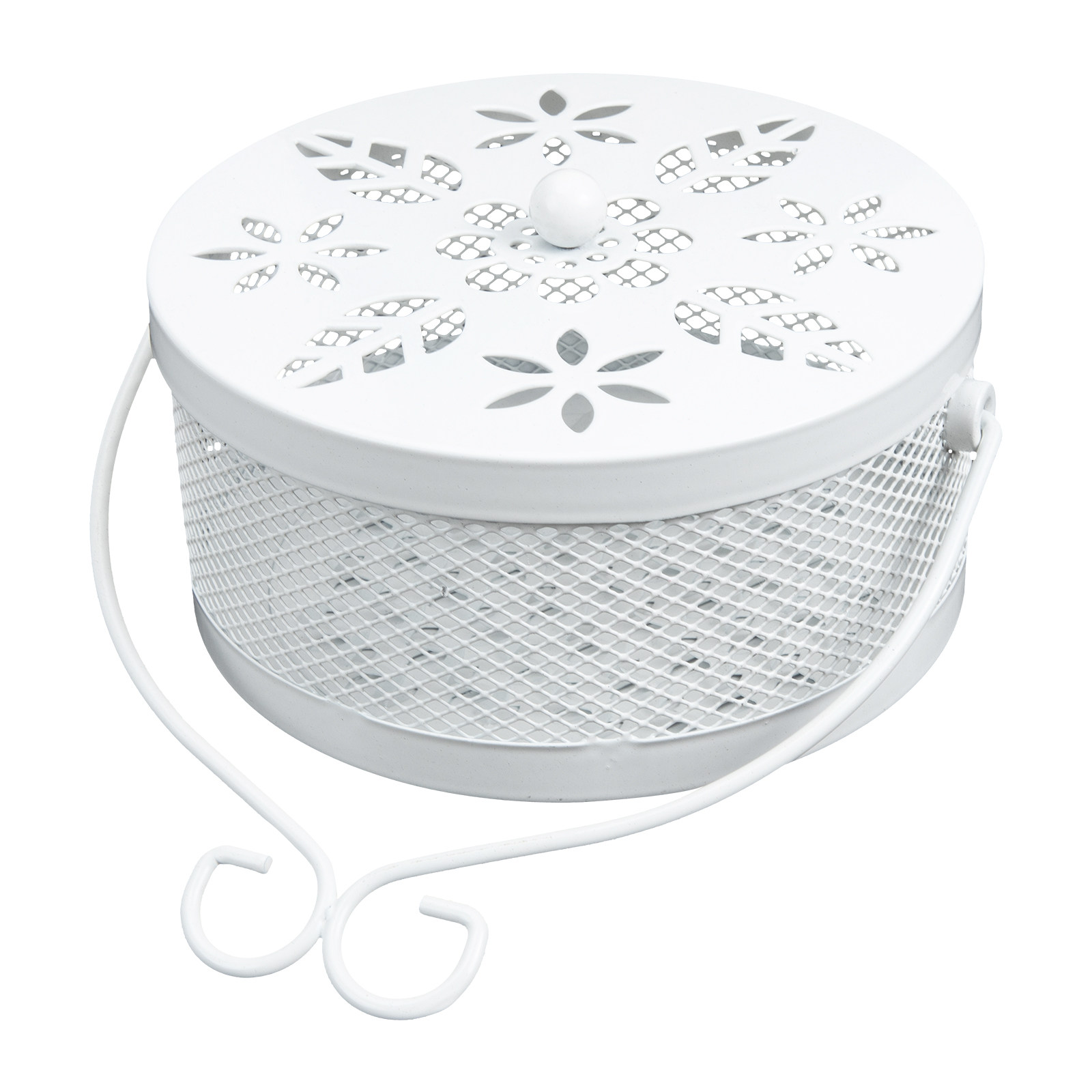 Box Wrought White Smooth Textu - đánh giá và giá Incense Holder