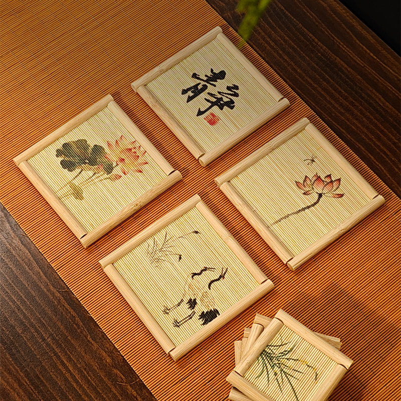Set of 5 Natural Bamboo Tea Cu - đánh giá và giá Japanese Tea