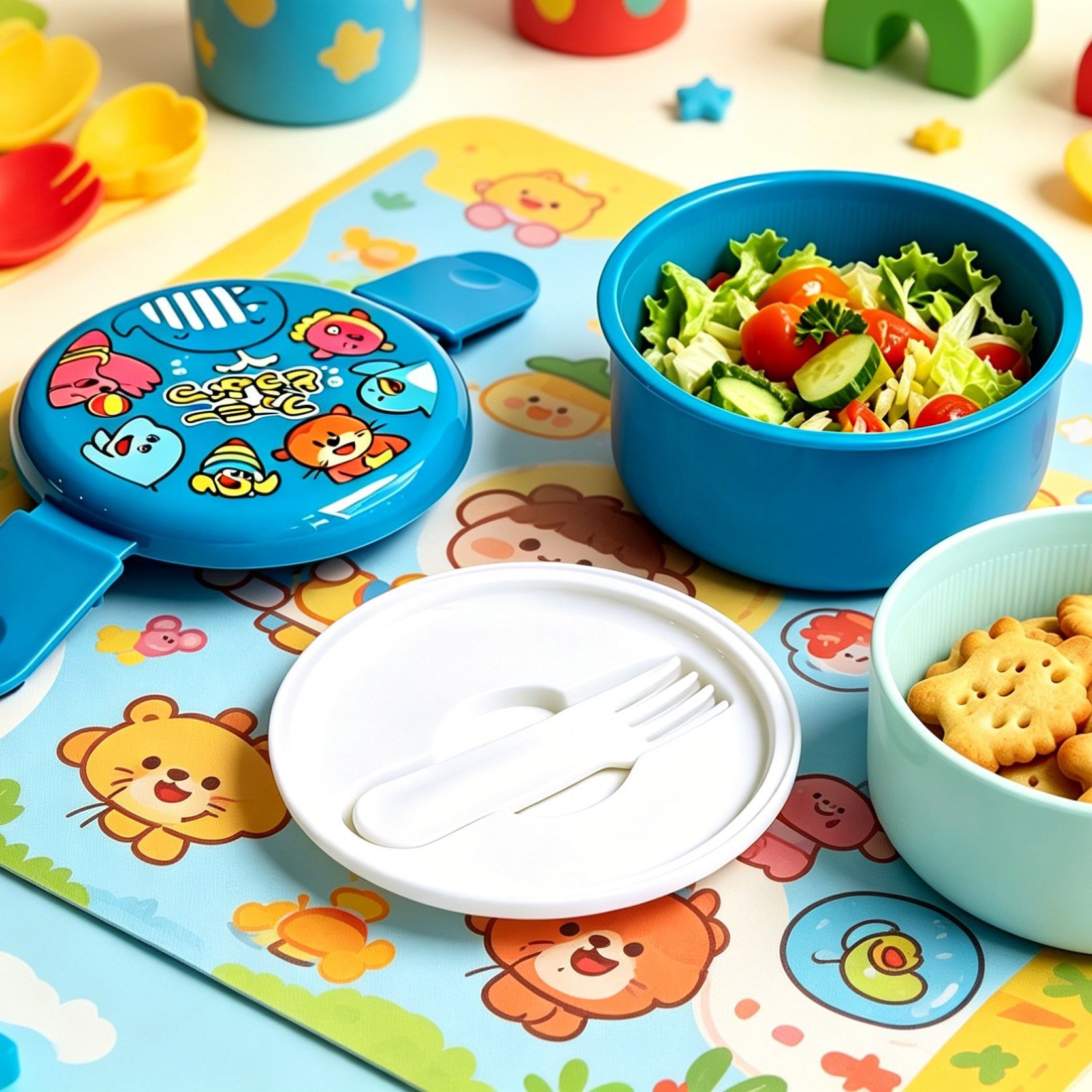 Mini Animal Lunch Box Japanese - đánh giá và giá Japanese Snacks