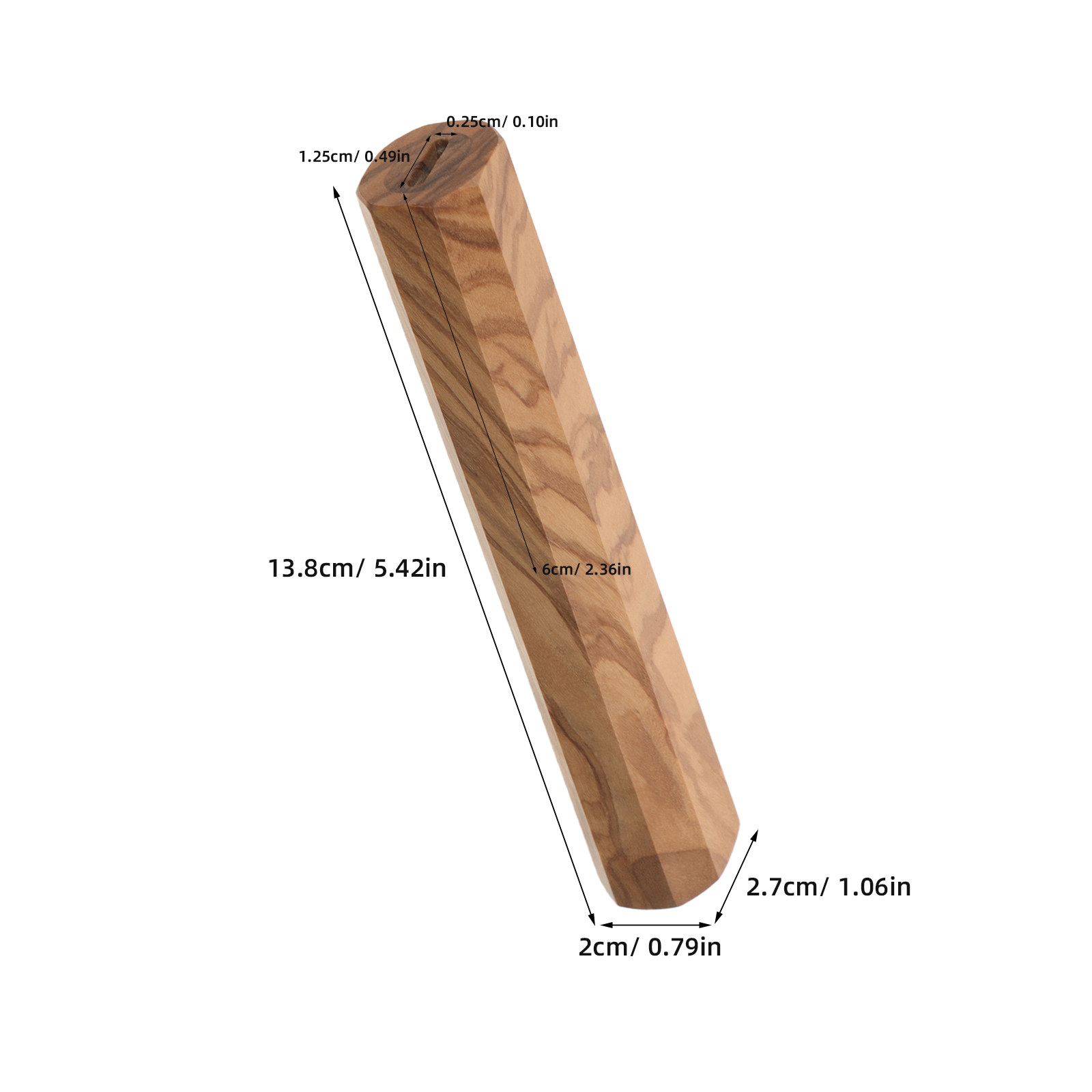 Octagonal Wooden Kitchen Knife - đánh giá và giá Japanese Knife