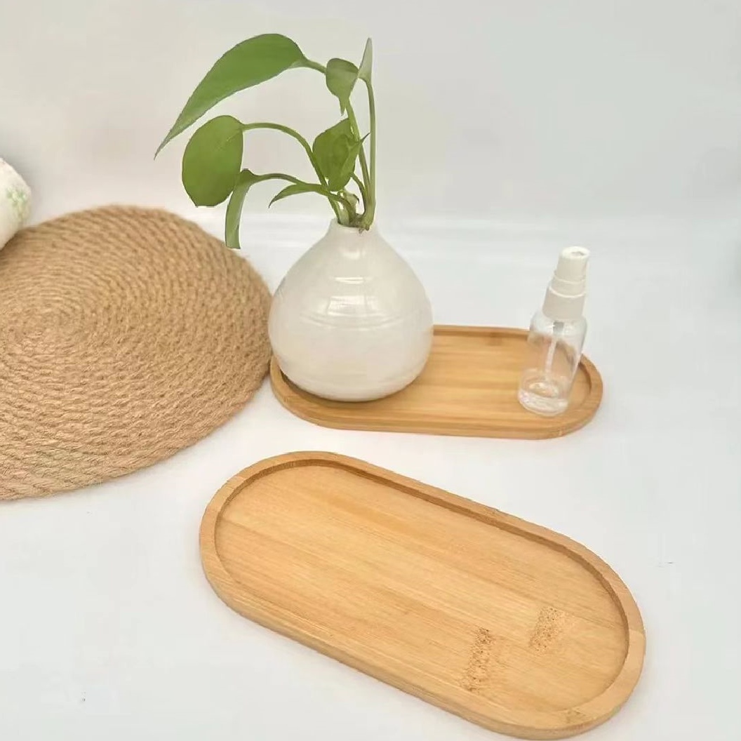 2Pcs/Wooden Tray Round Wooden  - đánh giá và giá Japanese Snacks